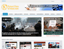 Tablet Screenshot of amarillasvirtual.com